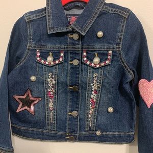 baby jean jacket hand made